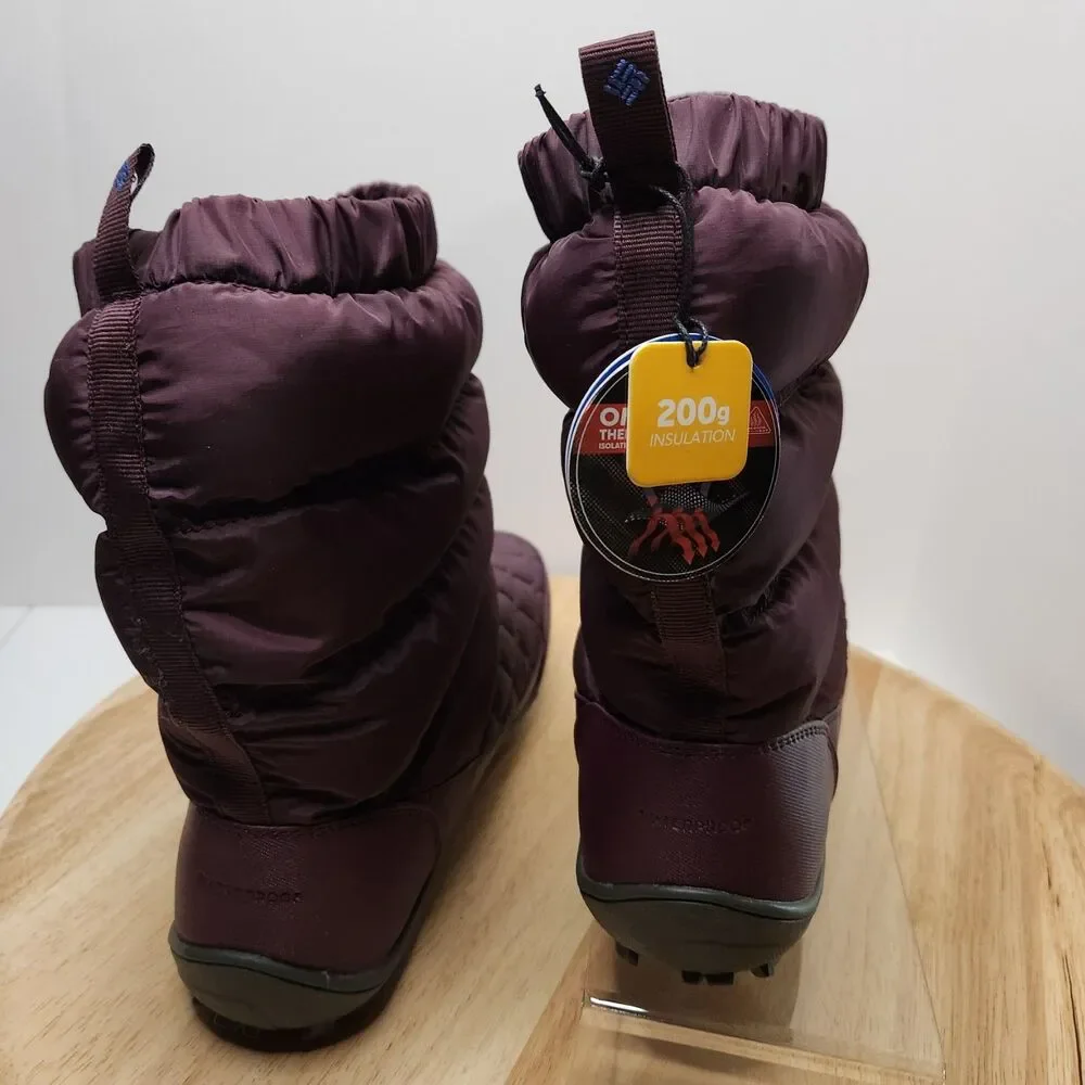 Columbia Omni‑Heat Waterproof Winter Boots Women’s 11 Purple Plum